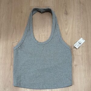 Pacsun Gray Knit Halter Top